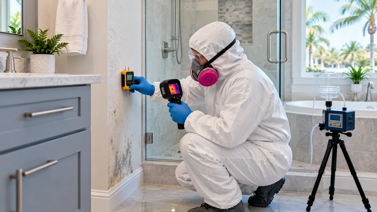 Mold Inspection and Testing in Lantana